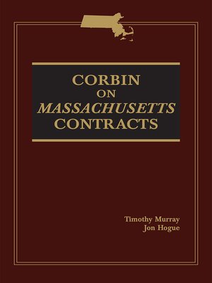 cover image of Corbin on Massachusetts Contracts